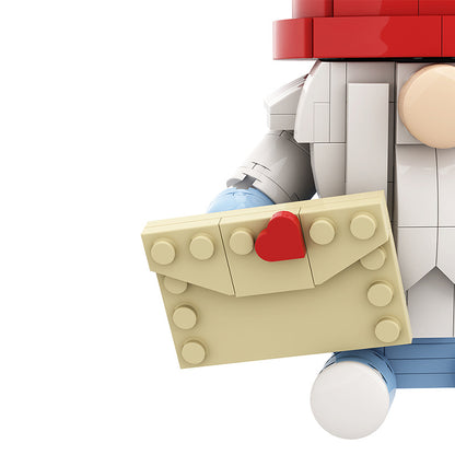 valentine's day faceless doll building set | lego compatible - 6