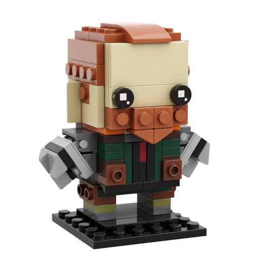 valorant breach brickheadz building set | moc-121088 - 1