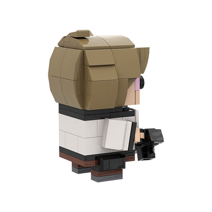 valorant deadlock brickheadz building set | lego compatible - 3