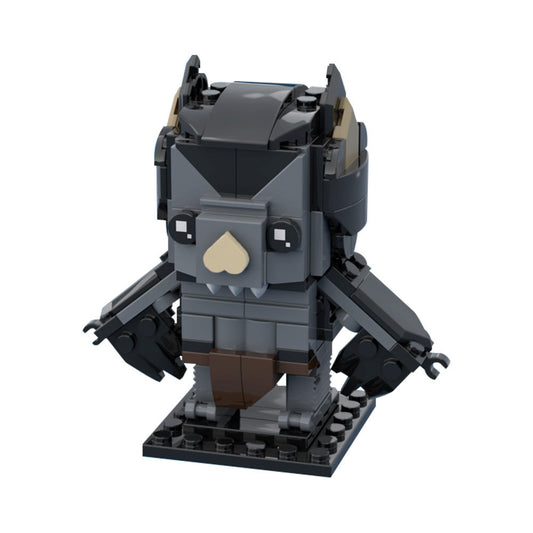 Vampire Bat Brickheadz Building Kit | LEGO-Compatible MOC - 1