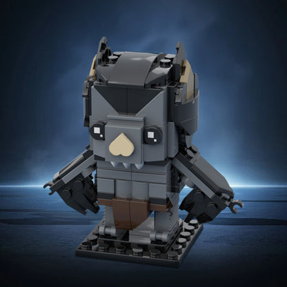 vampire bat brickheadz building kit | moc-233921 - 1