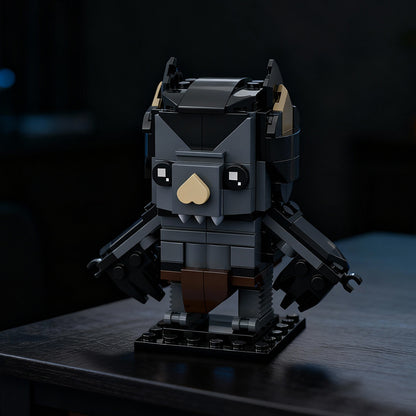 vampire bat brickheadz building kit | moc-233921 - 2
