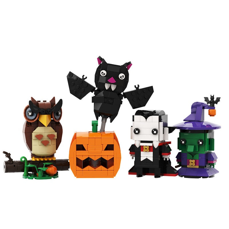 Vampire Cube Character MOC Building Kit | Halloween Fantasy Figure Model - 6