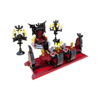 Vampire Furniture MOC Building Kit | Halloween Gothic Interior Decor - 3