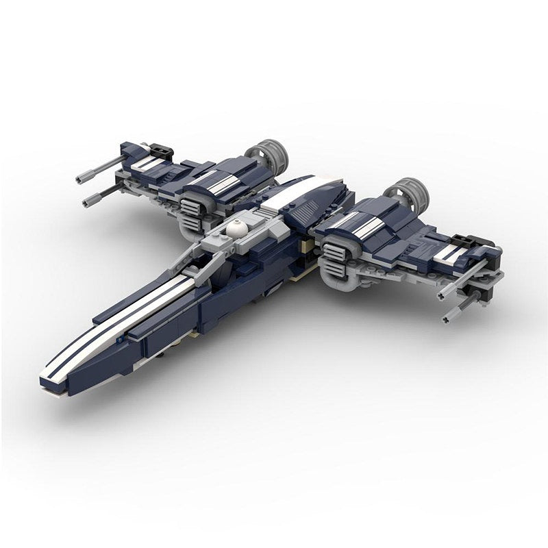 Variable-Wing Twin-Engine Starfighter MOC Building Kit - 1