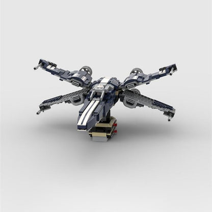Variable-Wing Twin-Engine Starfighter MOC Building Kit - 2