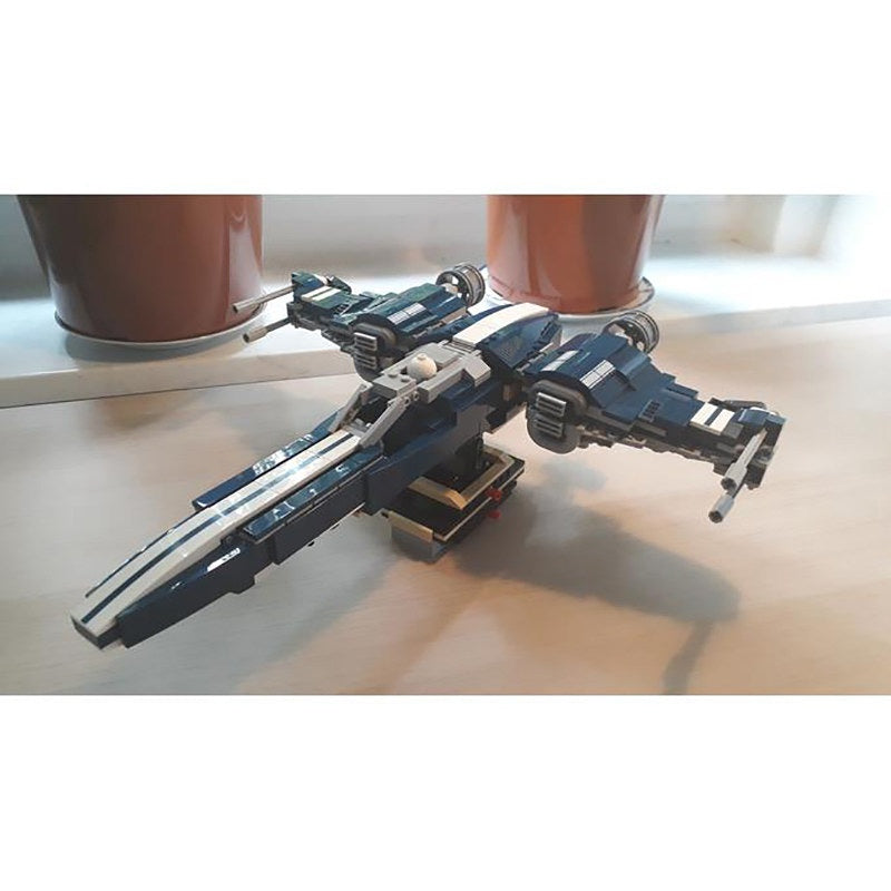 Variable-Wing Twin-Engine Starfighter MOC Building Kit - 4
