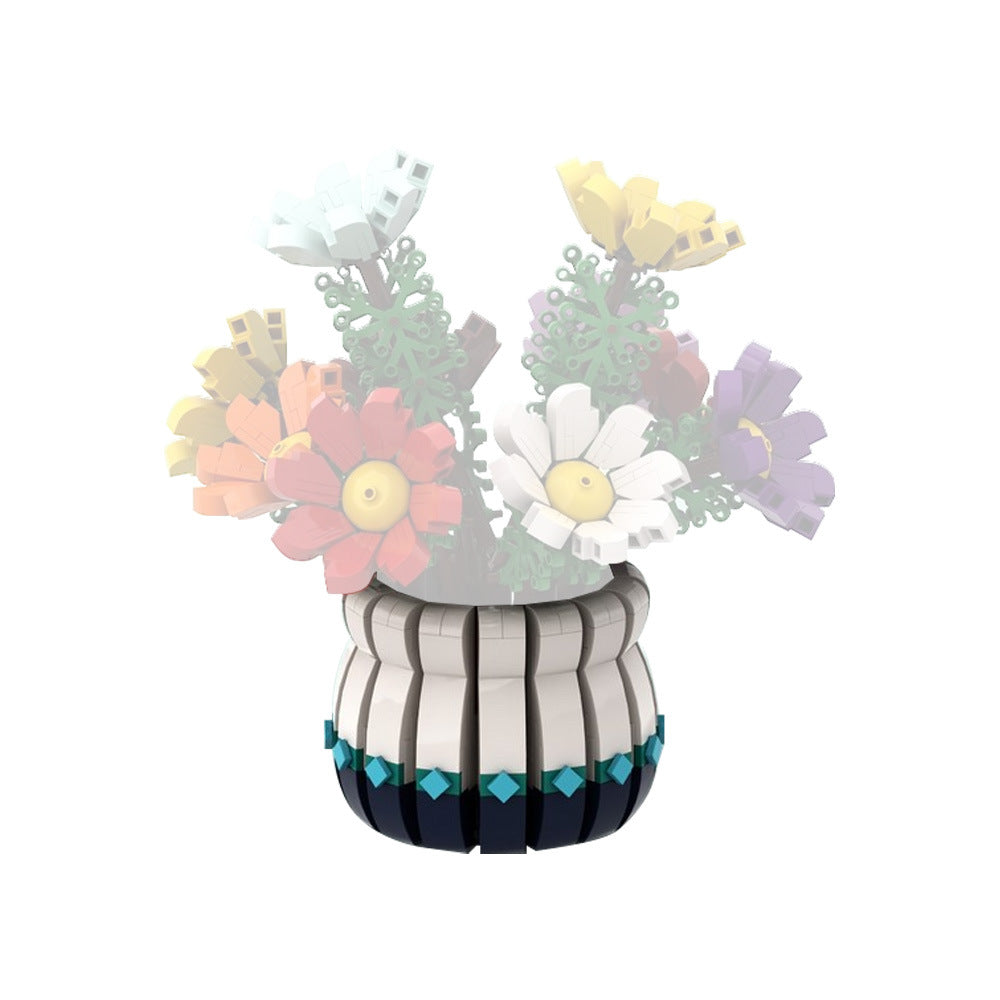 vase building kit | moc-224164 - 3