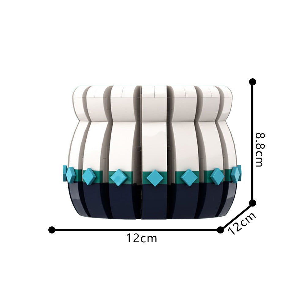 vase building kit | moc-224164 - 4