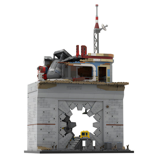 vault-tec vault door building set | fallout diorama | moc-201437 - 2