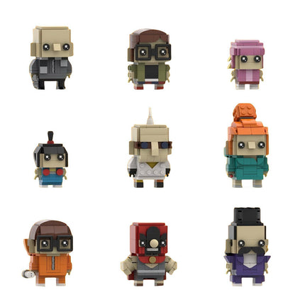 vector brickheadz building kit | despicable me | moc-104764 - 1