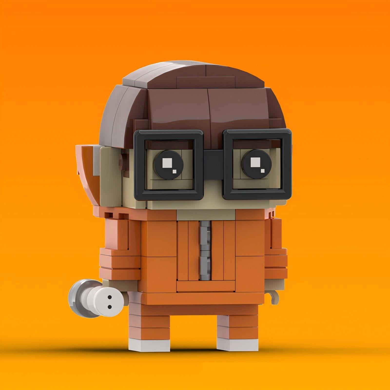 vector brickheadz building kit | despicable me | moc-104764 - 4