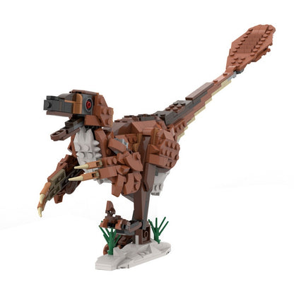Velociraptor Mongoliensis MOC Dinosaur Building Kit - 3