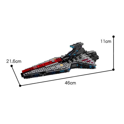 venator-class republic attack cruiser building set | moc-18951 - 2