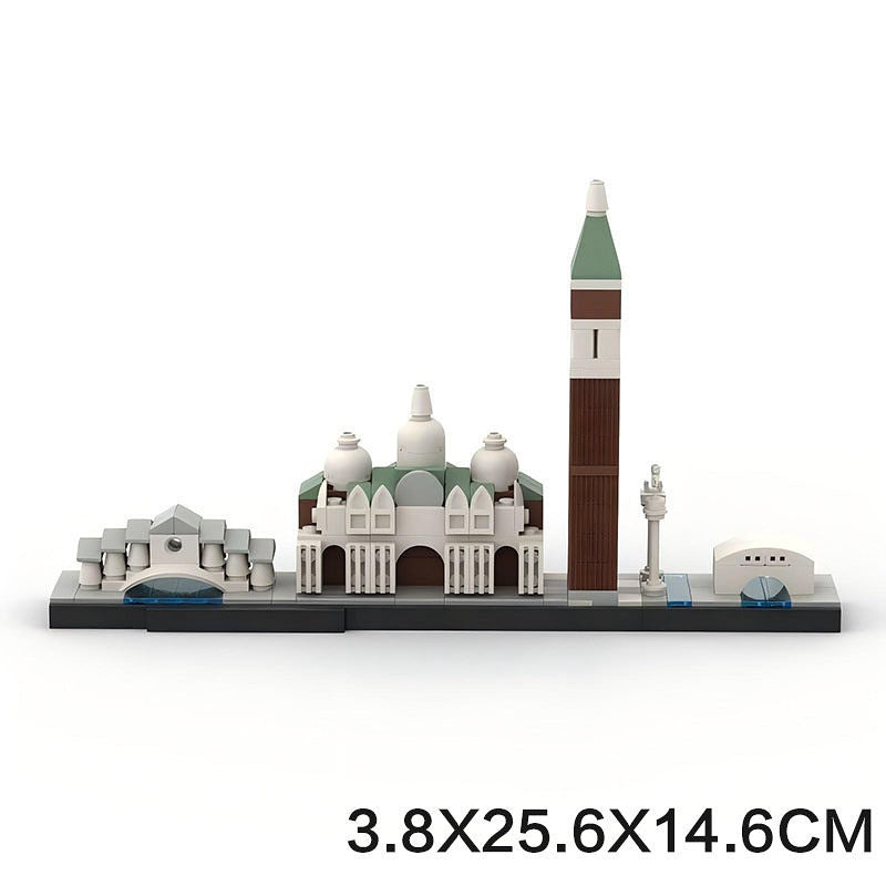 Venice Skyline Building Kit | Italian Landmarks LEGO-Compatible MOC - 5