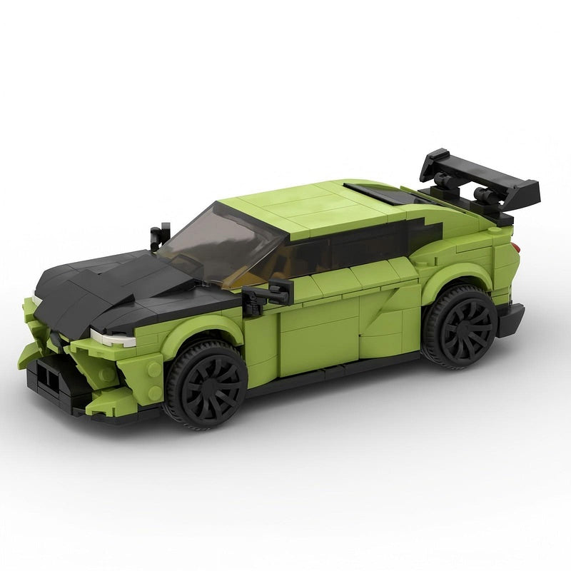 Verde Green Luxury Widebody Hyper SUV Building Kit | LEGO-Compatible MOC - 1
