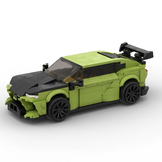 Verde Green Luxury Widebody Hyper SUV Building Kit | LEGO-Compatible MOC - 1
