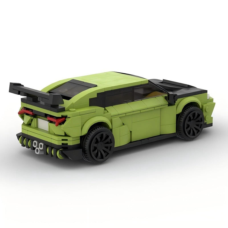 Verde Green Luxury Widebody Hyper SUV Building Kit | LEGO-Compatible MOC - 3