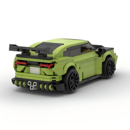 Verde Green Luxury Widebody Hyper SUV Building Kit | LEGO-Compatible MOC - 4