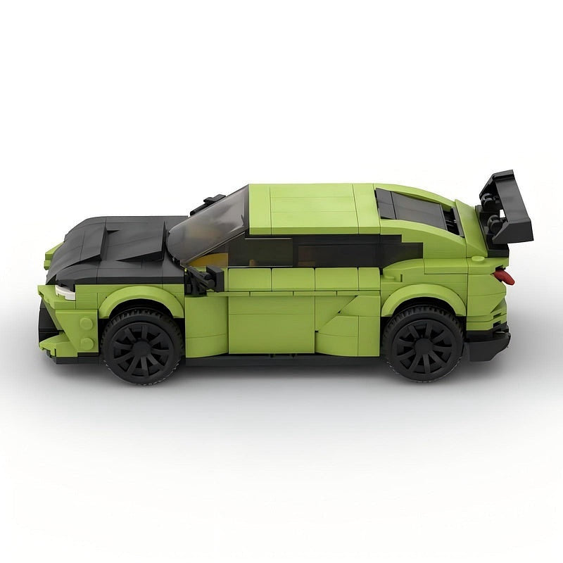 Verde Green Widebody Hyper SUV MOC Vehicle Building Kit | Luxury Model - 2