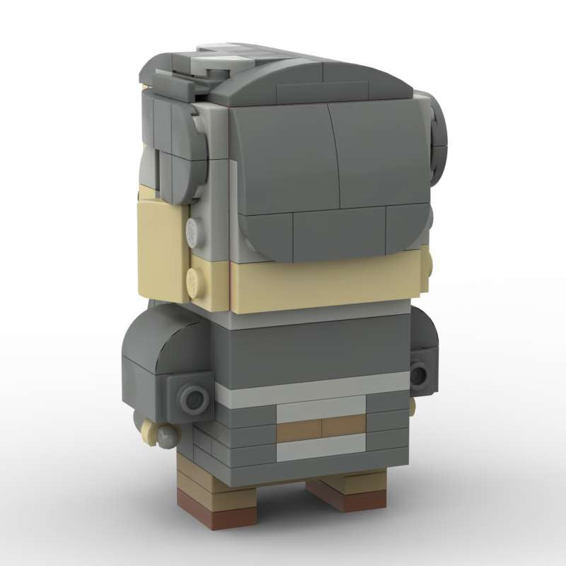 vernon dursley moc brickheadz set | harry potter | lego compatible - 3