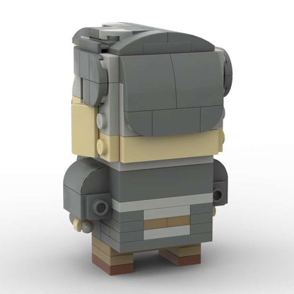 vernon dursley moc brickheadz set | harry potter | lego compatible - 3
