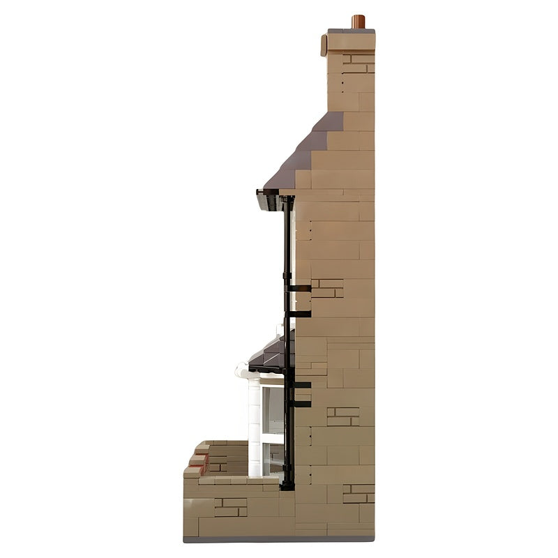 Victorian Terraced House with Bay Window MOC Building Kit - 2
