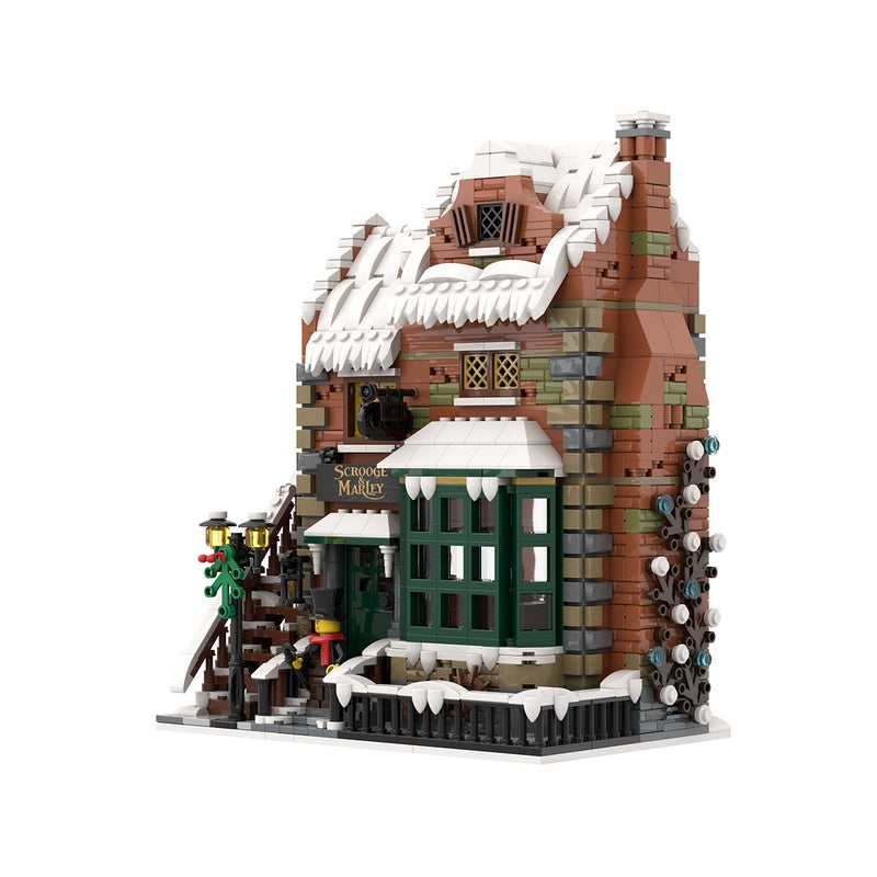 Victorian Winter Counting House MOC Building Kit - 3