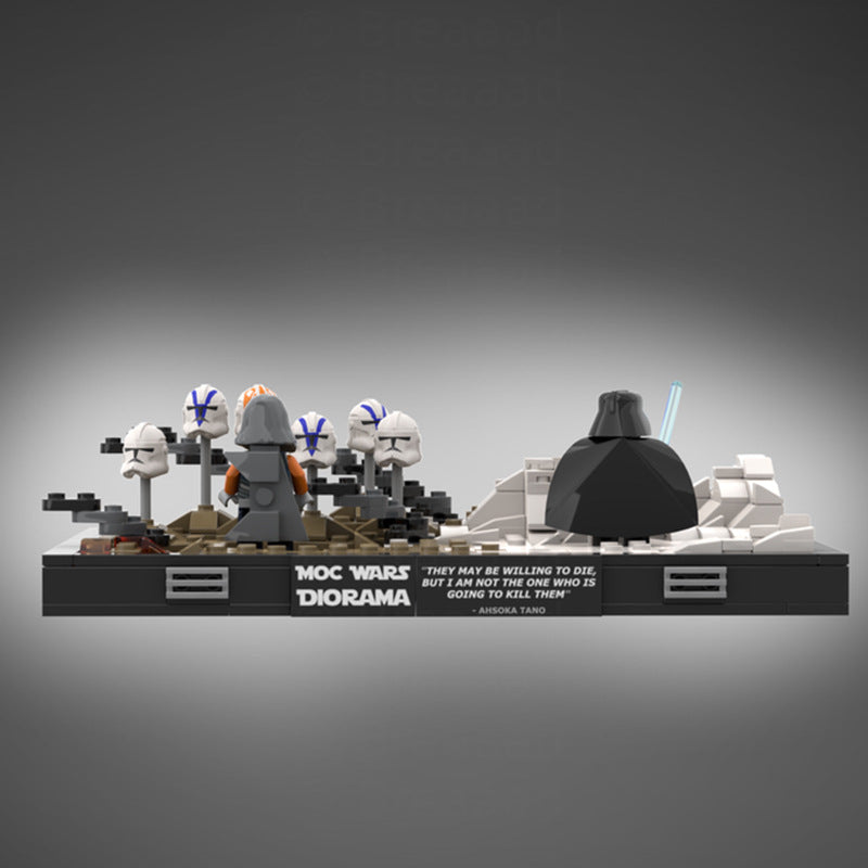 victory and death diorama building set | star wars | moc-109453 - 2