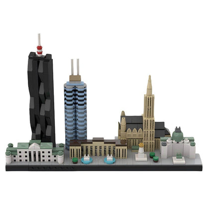 Vienna Skyline Building Kit | Austria Landmark LEGO-Compatible MOC - 2