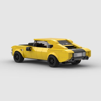 Vigilante Investigator Muscle Car Building Kit | LEGO-Compatible MOC - 2