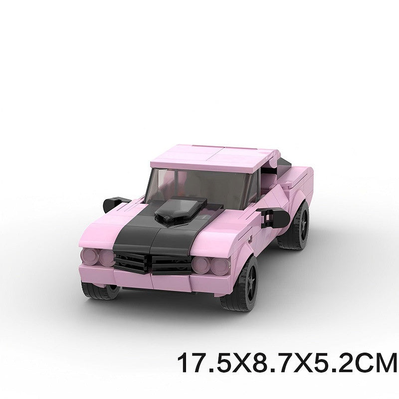Vigilante Investigator Muscle Car Building Kit | LEGO-Compatible MOC - 3