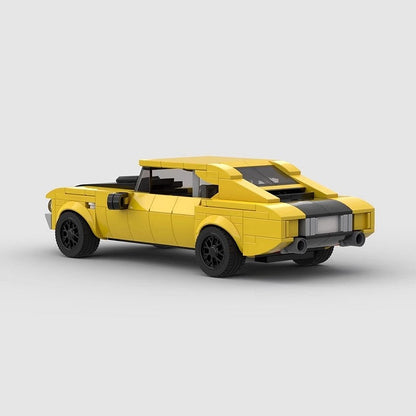 Vigilante Investigator Muscle Car MOC Building Kit | Street Vehicle Model - 5