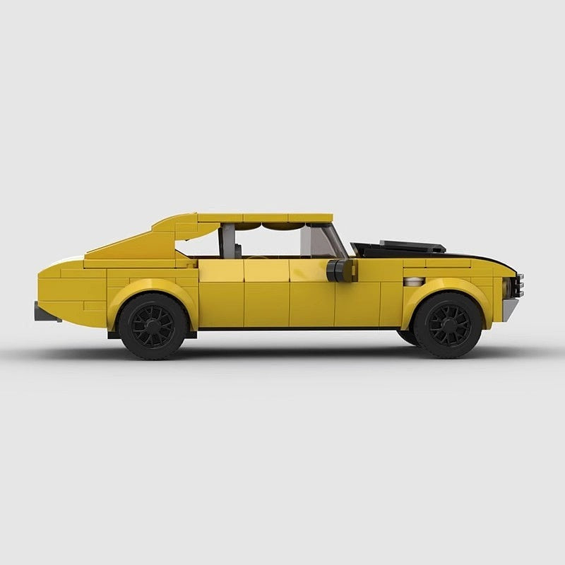 Vigilante Investigator Muscle Car MOC Building Kit | Street Vehicle Model - 6