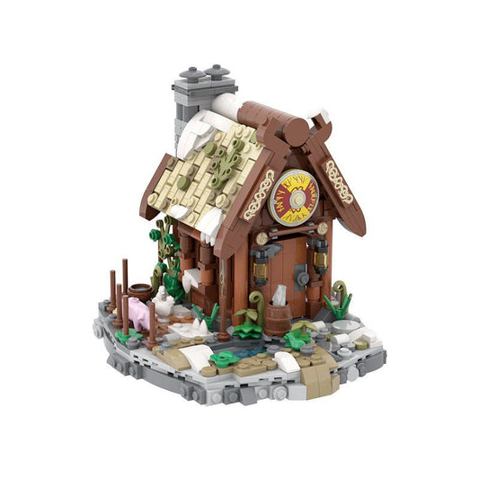 Viking Farm MOC Building Kit | Medieval Village Architecture Model - 1