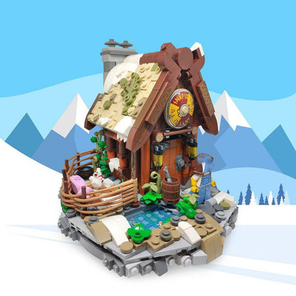 Viking Farm MOC Building Kit | Medieval Village Architecture Model - 2