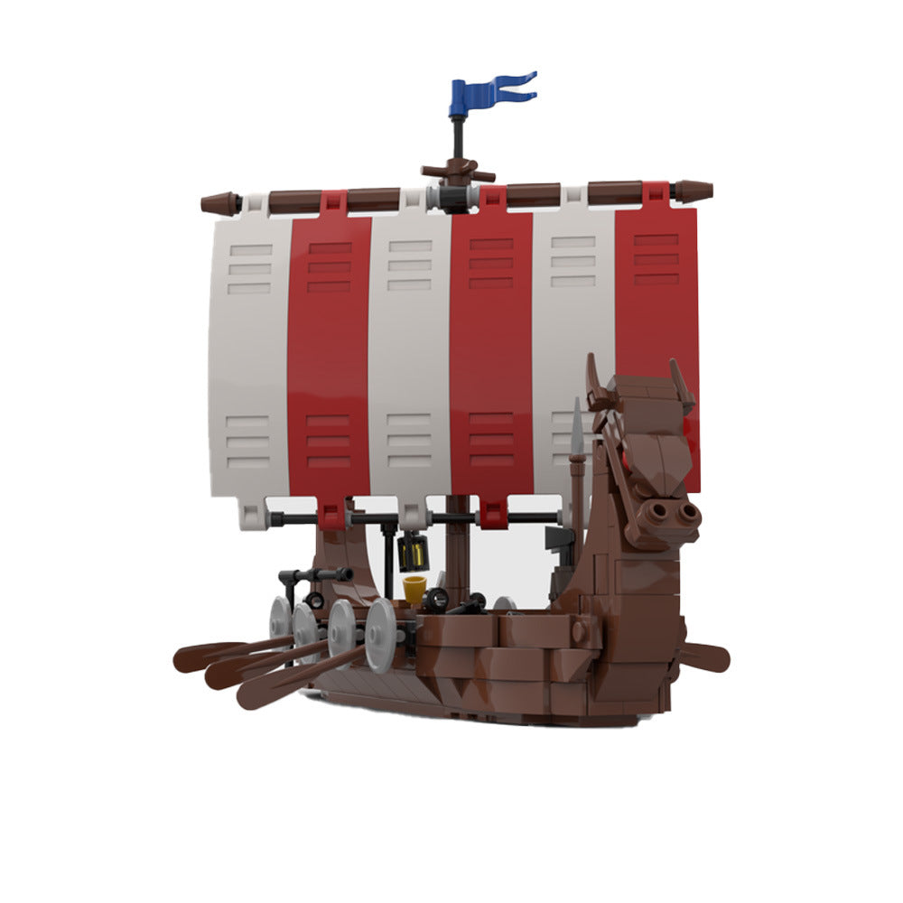viking longship building set | moc-98225 - 3