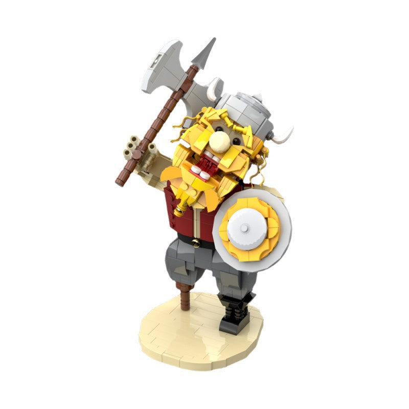 Viking Man Building Kit | LEGO-Compatible MOC - 3
