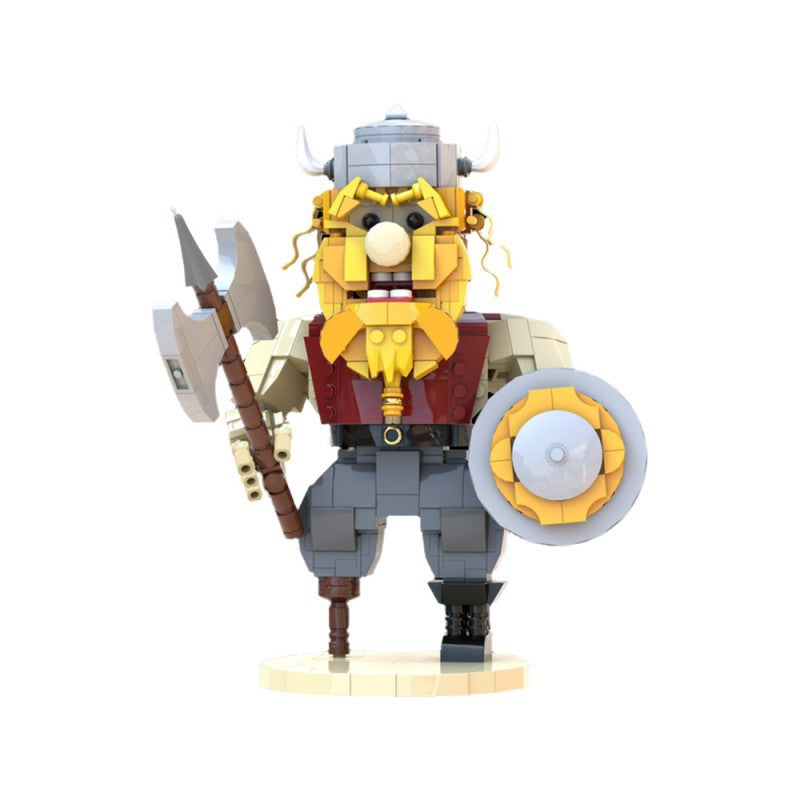Viking Man Building Kit | LEGO-Compatible MOC - 5