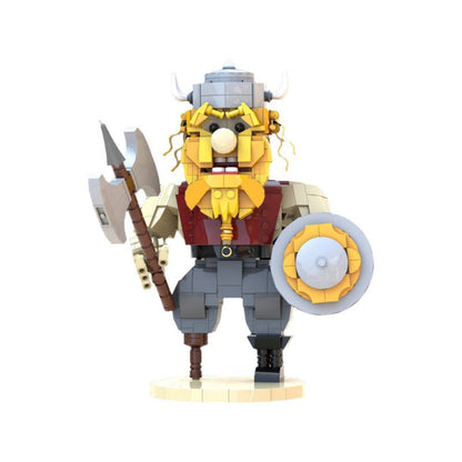 Viking Man Building Kit | LEGO-Compatible MOC - 5
