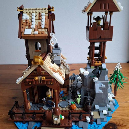 Viking Port House MOC Coastal Watchtower Building Kit - 5