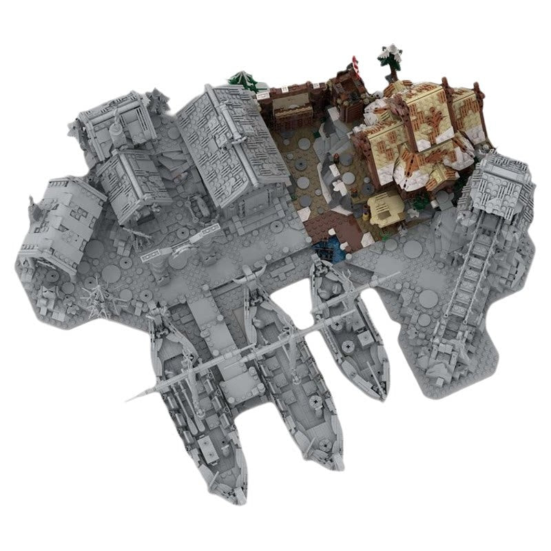Viking Village Expansion Longhouse MOC Building Kit - 3