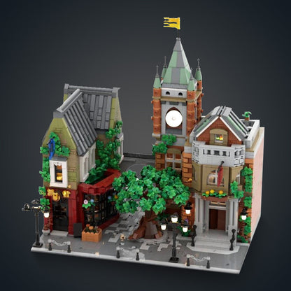 Village Square Building Kit | Compatible MOC - 2