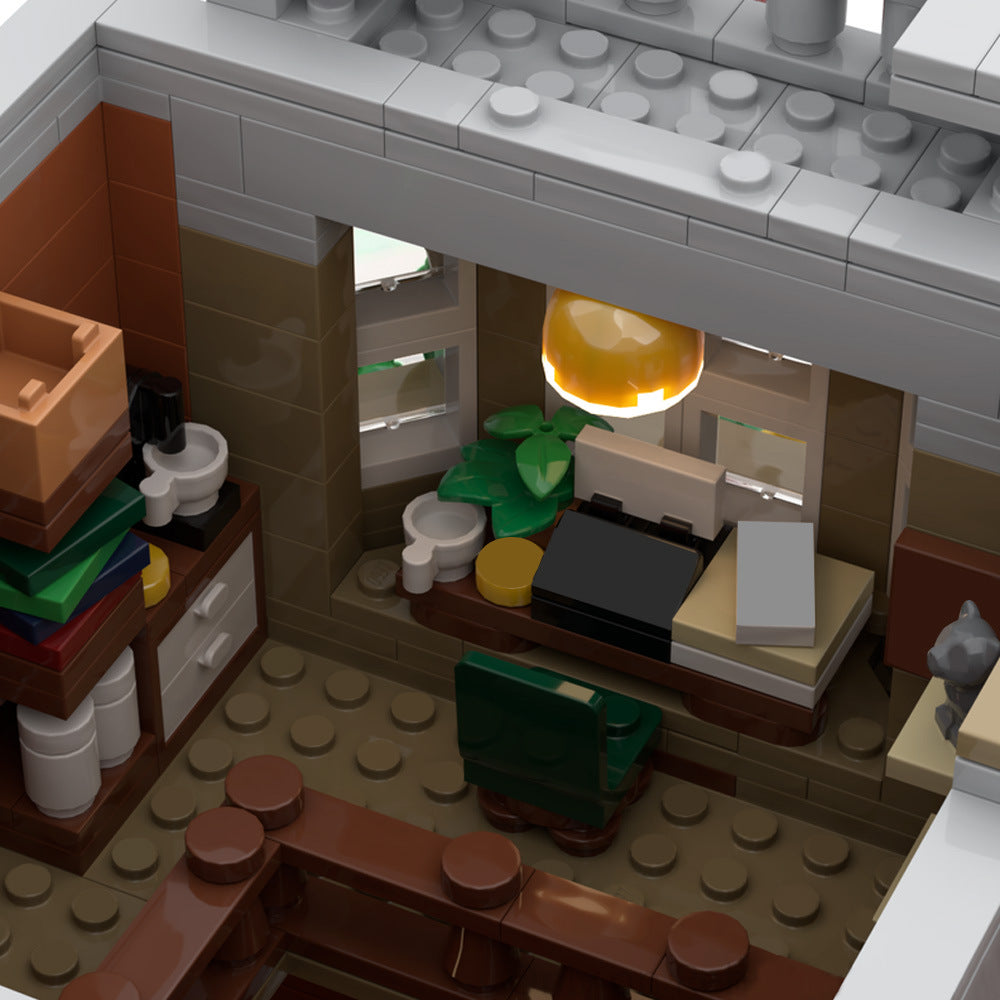 village square building set | moc-202302 - 3