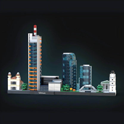Vilnius Skyline MOC City Postcard Building Kit | Skyline Display Model - 4