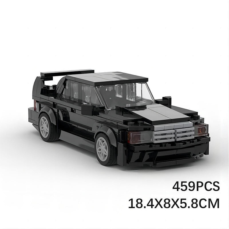 Vintage E-190 EVO Racing Sedan MOC Building Kit | 8-Wide Car Model - 10