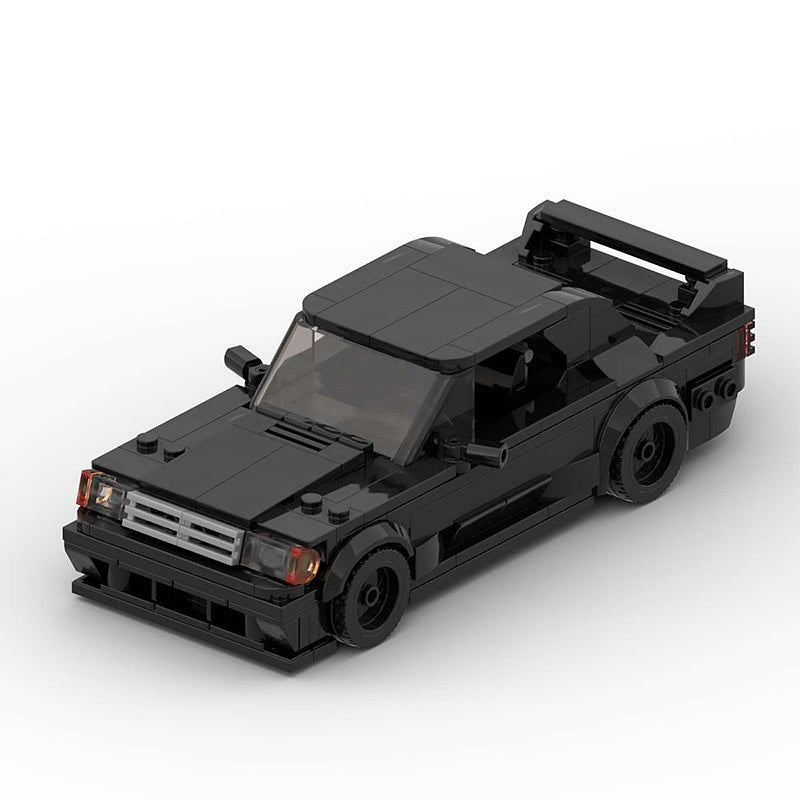 Vintage E-190 EVO Racing Sedan MOC Building Kit | 8-Wide Car Model - 3