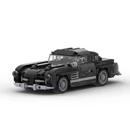 Vintage Gullwing Coupe MOC Building Kit | Classic Sports Car Model - 1