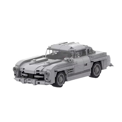 Vintage Gullwing Coupe MOC Building Kit | Classic Sports Car Model - 5