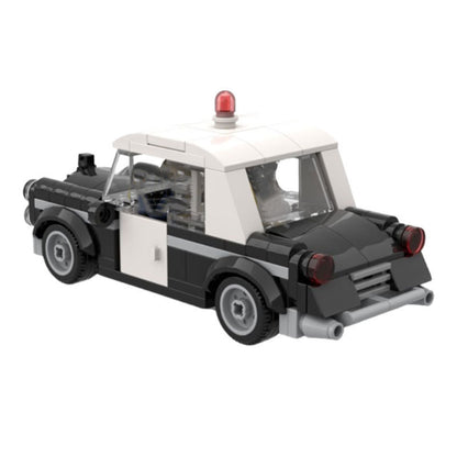 vintage police car building set | minifigure scale | moc-84833 - 2